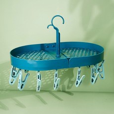 Mobelli 折疊迷你曬衣架, 1個, 藍色