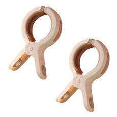 vigésco 風格設計曬衣夾 棕色, 2個