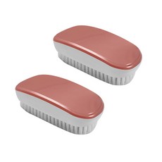 Bisesco 手洗 洗衣 衣物清潔刷, 紅色, 2個