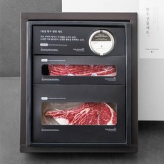 건화 한우 1등급 토마호크등심 700g + 한우 1등급 우대갈비 500g + 송로버섯 소금 100g 세트 (냉장), 1세트