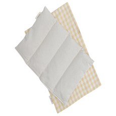 Mirasol韓方熱敷墊 胃 象牙白+套子 黃色, 1套