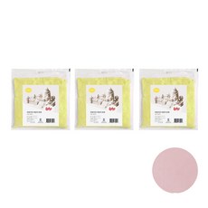 라호키즈 이너매트 M + 클레이 샌드 600g x 3p, 핑크(이너매트), 옐로우(클레이), 1개