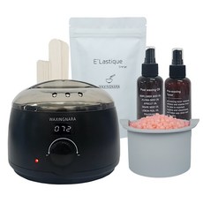 彩繪指甲光感機+修容蜜蠟豆 ORANGED款 200g+蜜蠟用木棒, 單品, 1套