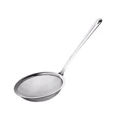 不鏽鋼濾網勺 11cm, 銀, 1支