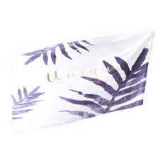 攜帶式沙灘巾 SY39 70*140cm, 紫葉, 1個