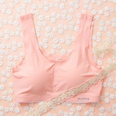 pudding underwear 可愛少女寬肩帶內衣+三角內褲