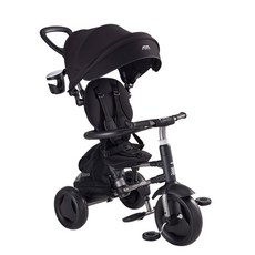 삼천리자전거 2021 샘트라이크 콤팩트 S 엘라스틱 유모차형 세발자전거, 블랙, 1개