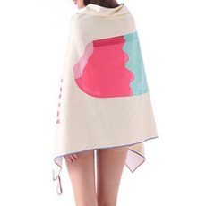 Across 超細纖維沙灘巾 SY36 80 x 160 cm, 冰淇淋, 1個