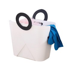 케이유니언 세탁 토트백, 화이트, 1개