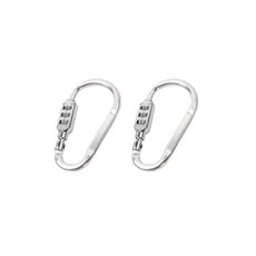 D型多功能3段鎖 銀色 M, 2個