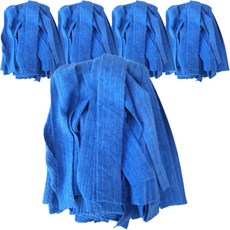 Microver 超細纖維經編棋盤格拖把布 藍色 B型, 5個