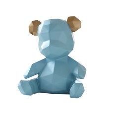 K-UNION 北歐風格幾何小狗存錢筒, 薄荷綠, 1個