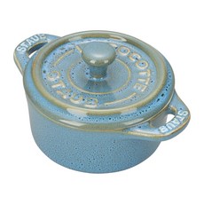 스타우브 미니 꼬꼬떼 냄비, 10cm, 터콰이즈, 1개, 지름 10cm