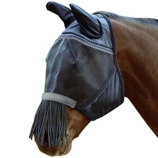 馬用面罩, 黑色的, 1個