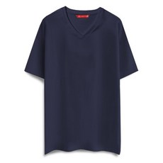 남성용 통기성 베이직 반팔 브이넥 티셔츠 AB-HV