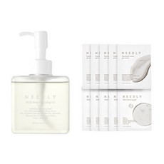 NEEDLY 溫和深層清潔卸妝油 240ml+溫和護理卸妝乳 1.5ml 5入+保濕水凝霜 1.5ml 5入, 1組