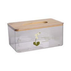 Dbest 透明面紙盒, 花朵, 1個