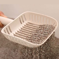 Catstag Jumbo貓砂鏟 掛鉤型, 米色