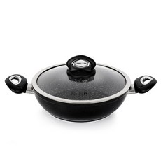 B/R/K 智能大理石火鍋+鍋蓋, 24cm, 混色