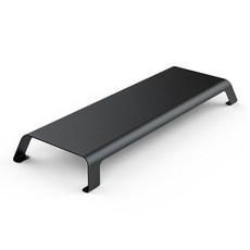 마이홈 심플 메탈 모니터 받침대, 블랙, 1개