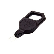 T-REIGN Retractor 大型登山扣齒輪繫繩, 黑色的