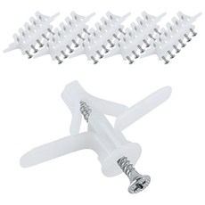 ZiO-BiZ 中空壁虎 大型 100入 + 螺絲 50mm 100入 套組, 1套