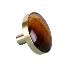 歐式衣帽鉤家具把手 棕石 31 x 40 mm, 1個