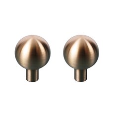 圓形家具把手 金色, 2個