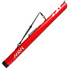 Clean On 亮面釣竿硬殼盒, 紅色