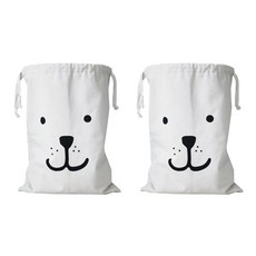 帆布洗衣袋, B款, 2個