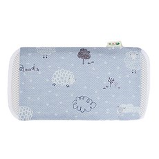 Atomang 孩童可拆印花3D網紗棉質枕頭, Ram ram hope blue