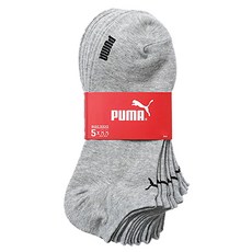 PUMA 運動休閒踝襪 5雙, 灰色的