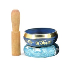 時尚魔方歌唱球+玩棒+底座套組, 藍色