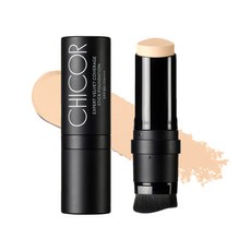 CHICOR Makeup Collection Expert 絲絨遮瑕棒粉底 18g, 淺米色, 1支
