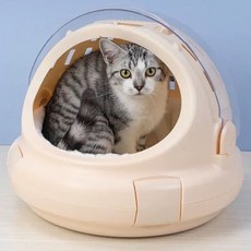 Clean On 居家外出兩用包兼戶外貓砂盆, 米色, 1個