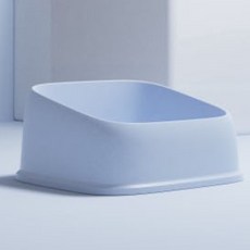 Clean On 簡約方形貓砂盆, 天空藍