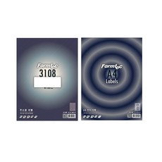 Formtec 地址標籤紙 14 格 100 張 LS-3108 + 激光噴墨標籤紙 1 格 20 張 LQ-3130 套組, 1套