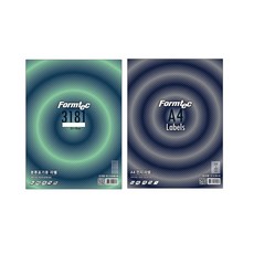 Formtec 分類標示用標籤紙 81格 100張 LS-3181 + 雷射噴墨標籤紙 1格 20張 LQ-3130 套組, 1套