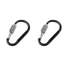 D型多功能3段鎖 黑色 M, 2個