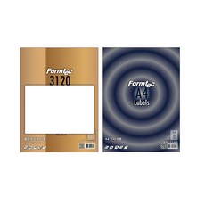 Formtec 物流管理用標籤紙 2格 100張 LS-3120 + 雷射噴墨標籤紙 1格 20張 LQ-3130 套組, 1套