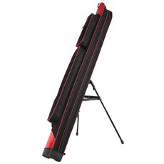 Clean On 立式雙拉鍊釣竿袋, 紅色