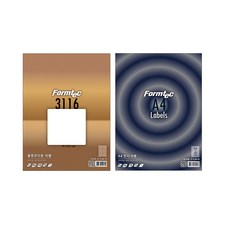 Formtec 物流管理用標籤紙 6格 100張 LS-3116 + 雷射噴墨標籤紙 1格 20張 LQ-3130 套組, 1套