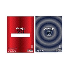 Formtec 檔案索引標籤紙 9格 100張 LS-3624 + 雷射噴墨標籤紙 1格 20張 LQ-3130 套組, 1套