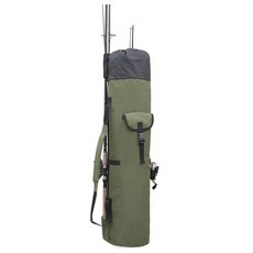 Clean On圓筒型釣魚竿收納背包, 卡其色