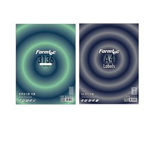 Formtec 分類標示用標籤 136格 LS-3136 100入 + 全張標籤 20入, 1套