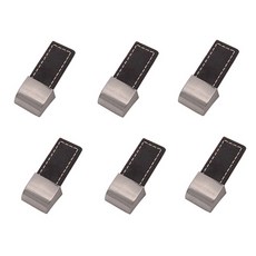 Pop MINDS簡約時尚皮革家具把手 單孔 6入, 棕色的