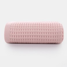 Across毛巾華夫格紋毛巾 150g 20支棉紗 YJ10, 粉色的, 1條