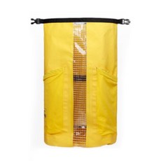 Clean On 多用途圓筒形水上防水後揹包, 黃色