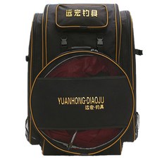 Clean On 大容量釣魚漁具桶揹包組, 黑色