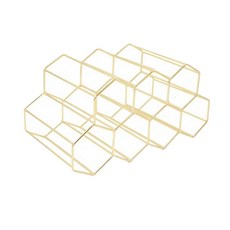 Suerte 蜂巢式酒架, 金色, 1個